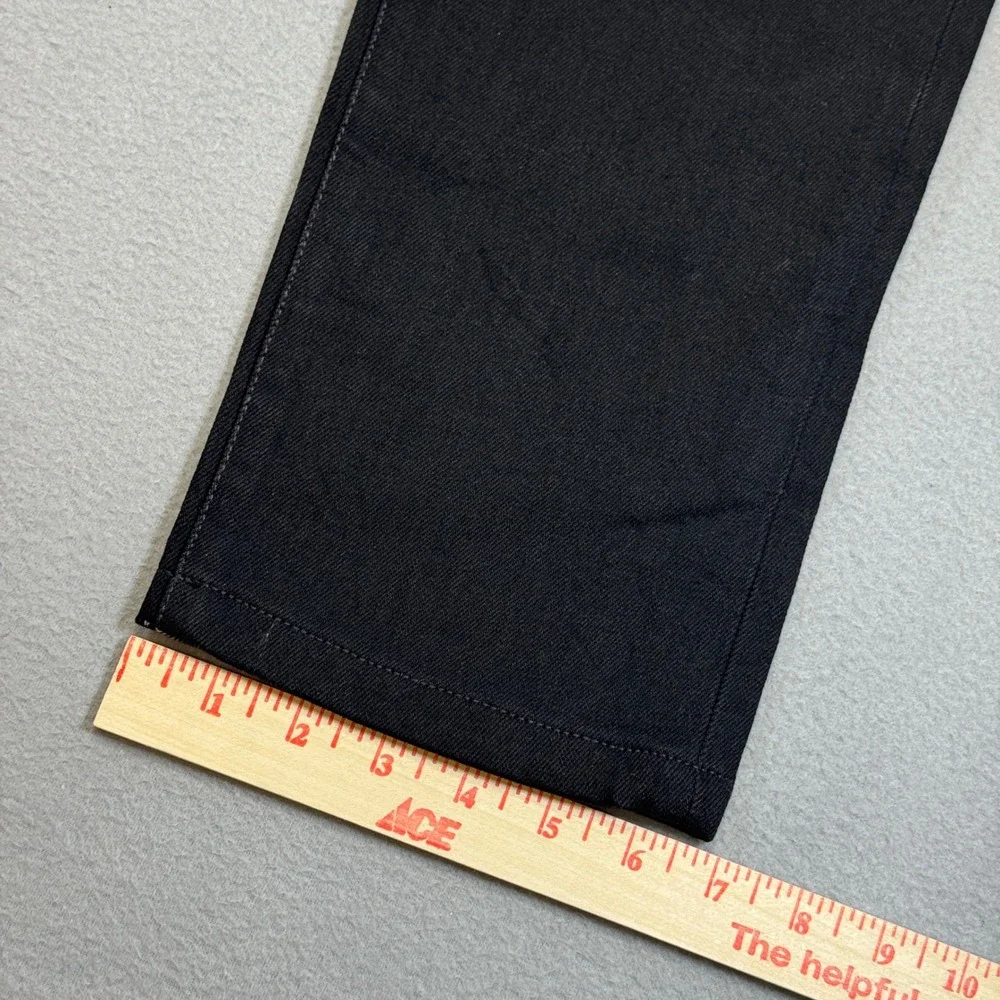 BUCK MASON Black Maverick Slim Jeans Mens 31x28 Tagged 31x34 Button Fly $148
